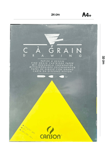 كراسة ورق رسم كانسون C à Grain محبب ناعم - 224 جرا...