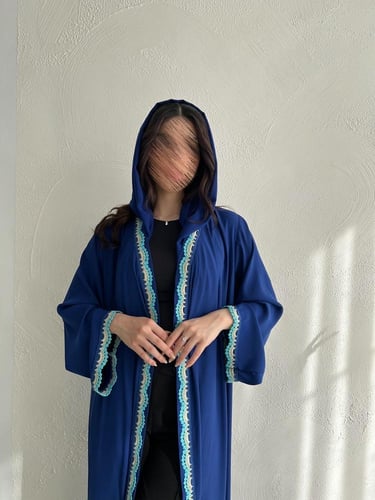 عباية قماش ناعم دبل كلوش