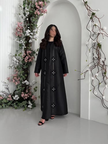 عباية بقماش تفتة كوبرا شك كلاسيكي