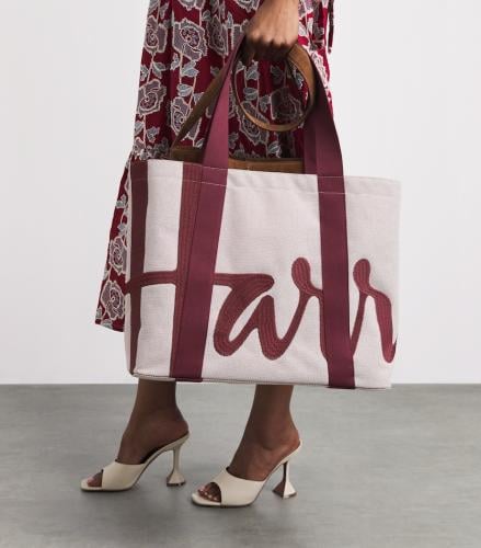 حقيبة تسوق متوسطة الحجم (M) بشعار هارودز - Harrods Tote Bag