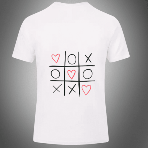 تيشيرت تصميم Tic-tac-toe