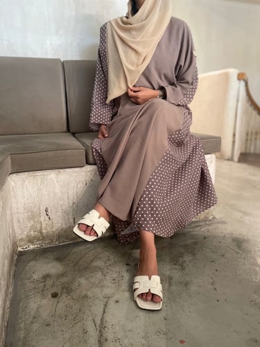 عباية قماش قطن