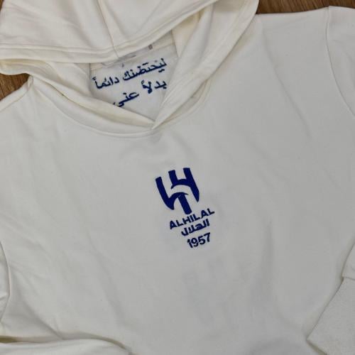 هودي الهلال تطريز من الجهتين