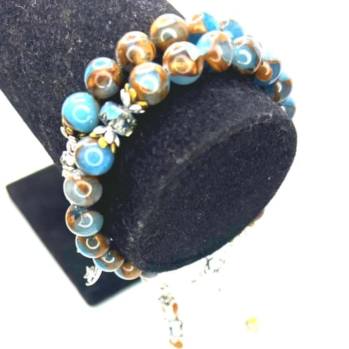 حجر كلويسوني مسبحة X سواره