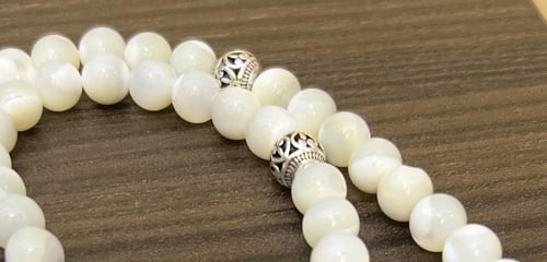 سبحة اللولو من الصدف مقاس mm10