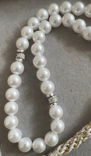 مسبحة حبات الولو مقاس mm10