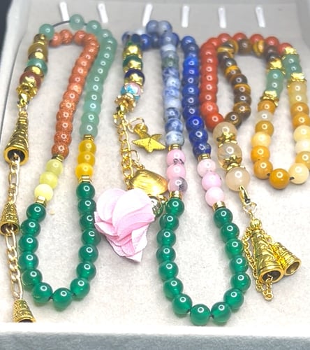 مسبحة مقاس mm 6.5 عدد 50خرزه