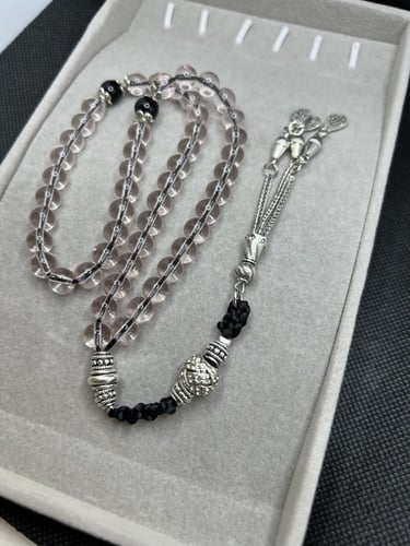 مسبحة بكلايت 50 خرزة مقاس mm8