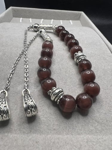 مسبحة يوناني 15 خرزة مقاس mm12