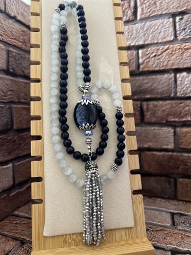 عقد X مسبحة 100 خرزة مقاس mm8