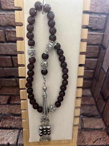 مسبحة 33 خرزة مقاس mm10