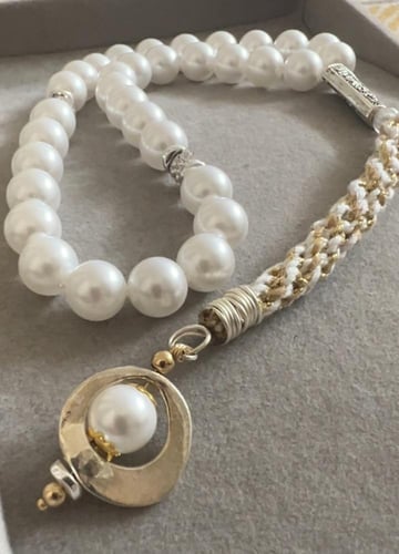 مسبحة حبات الولو مقاس mm10