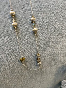 سلسال طويل مطلي غير قابل للصدأ