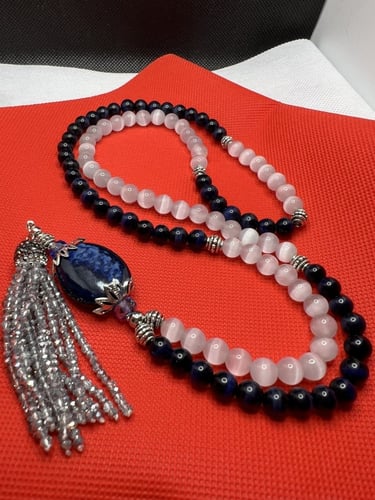 عقد X مسبحة 100 خرزة مقاس mm8