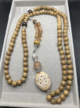 عقد X مسبحة 100 خرزة مقاس mm8