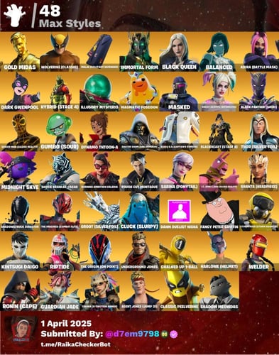 مايدس+حزمه الذهبيه الاسطوريه+الليل الاسوذ+ ١٣٢ سكن...