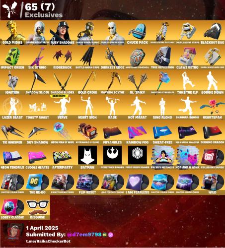 مايدس+حزمه الذهبيه الاسطوريه+الليل الاسوذ+ ١٣٢ سكن...