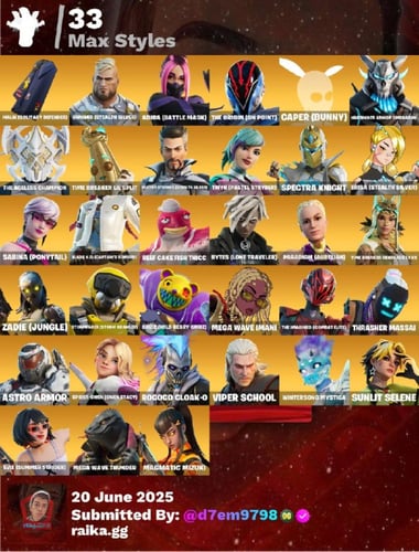 حساب المهاجم المنشقة+فيفي كروما=سولتورا+105 سكن