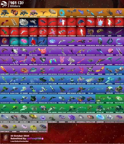 طور الزومبي+جون ويك+مايدس كامل+بلاك ادم+199سكن