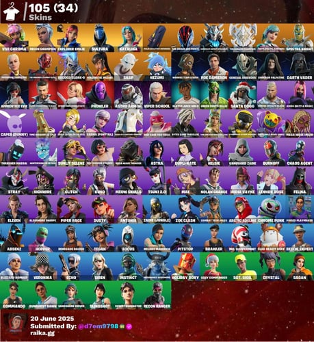 حساب المهاجم المنشقة+فيفي كروما=سولتورا+105 سكن