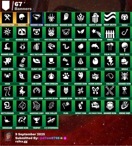 حساب سيزون الثالث كامل+ طور الزومبي القديم+46سكن