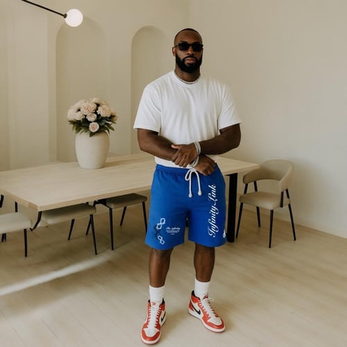 INFINITY LINK BLUE SHORTS