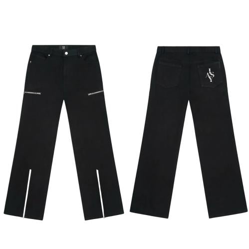 JAYS Black Zipper denim