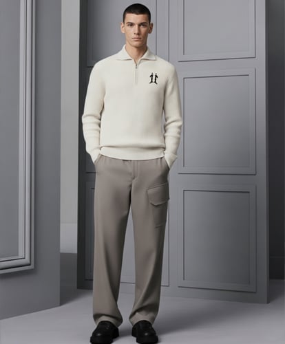JAYS White Quarter Zip