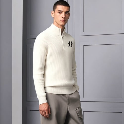 JAYS White Quarter Zip