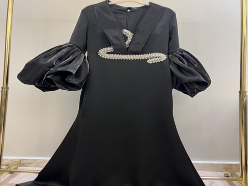 فستان سهرة أسود