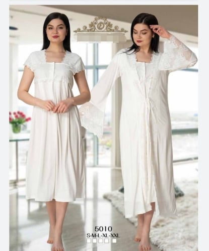 روب استقبال الولادة قطعتين