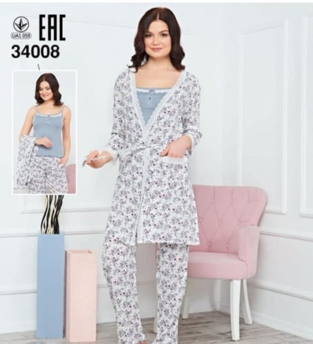 بيجامة صيفي 3 قطع