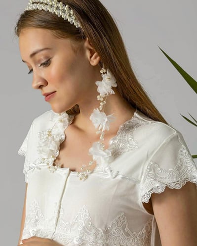 روب استقبال الولادة قطعتين