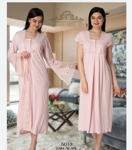 روب استقبال الولادة قطعتين