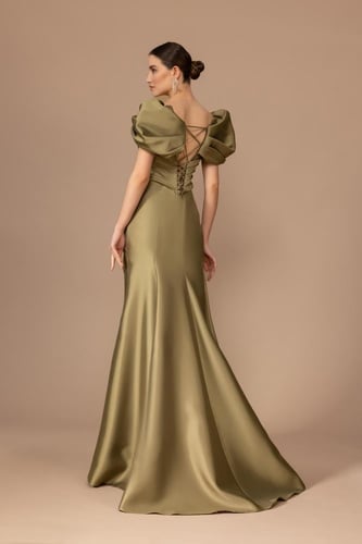 فستان سهرة زيتي