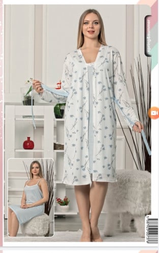 روب قصير صيفي قطعتين