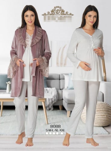 بيجامة استقبال 3 قطع