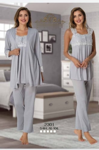 بيجامات استقبال ولاده 3 قطع