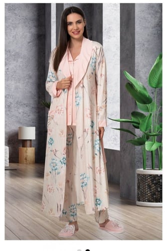 بيجامة استقبال 3 قطع