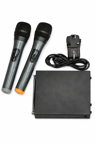 مايكروفون لاسلكي مزدوج U660 SUNGER – نظام VHF احتر...