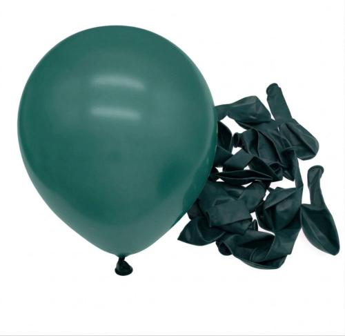 Green helium balloon