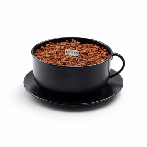 Chocolate caramel crunchy cup