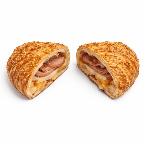 Croissant with Turkish and roast beef