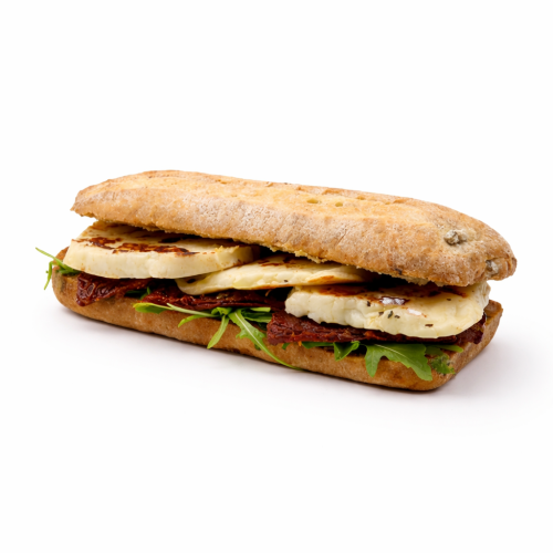 Halloumi pesto sandwich