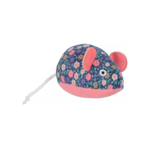 لعبة فأر قماشية للقطط – Zolux Floral Mouse Cat Toy