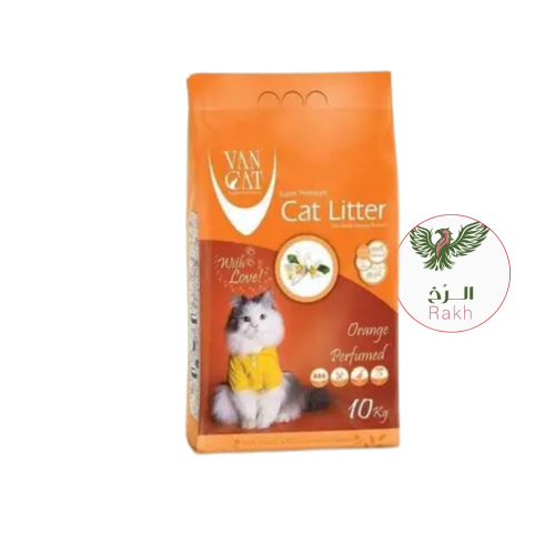 رمل فان كات للقطط برائحة البرتقال – 10 كيلو