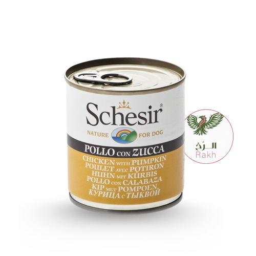 شيزير معلبات دجاج مع القرع للكلاب في الجيلي 285غ