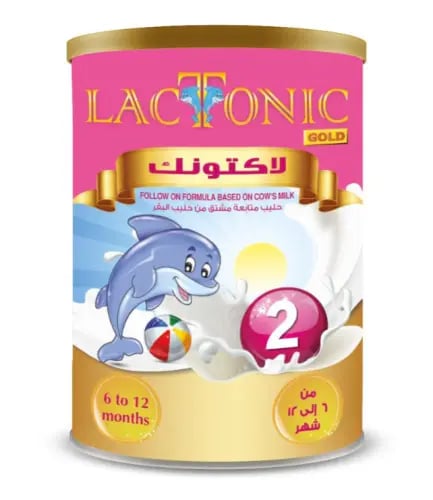 لاكتونك جولد رقم 2 حليب أطفال 800 جم