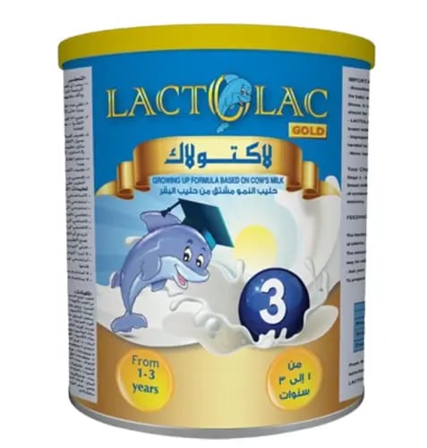 لاكتولاك جولد رقم 3 حليب أطفال - 800 جم
