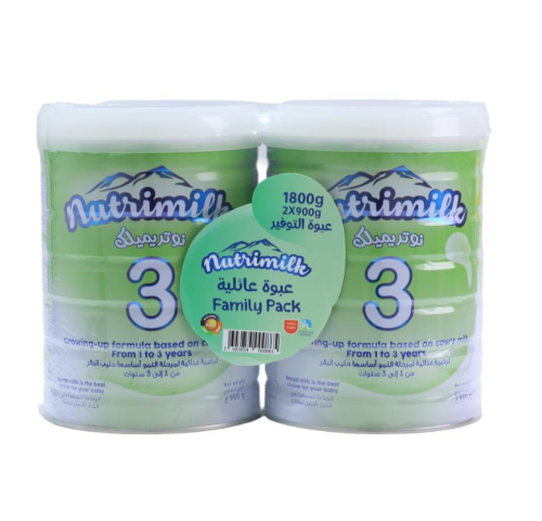 نوتريميلك - عبوة عائلية بريميوم (3) حليب أطفال (2X...